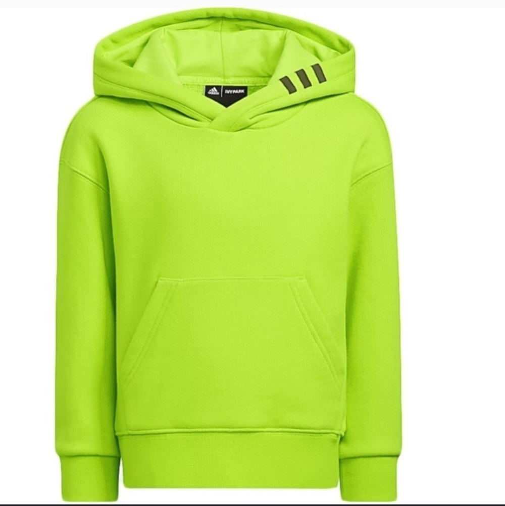 Adidas IVY PARK Unisex Hoodie Heavy Sweatshirt Green Solar Slime Limited Edition